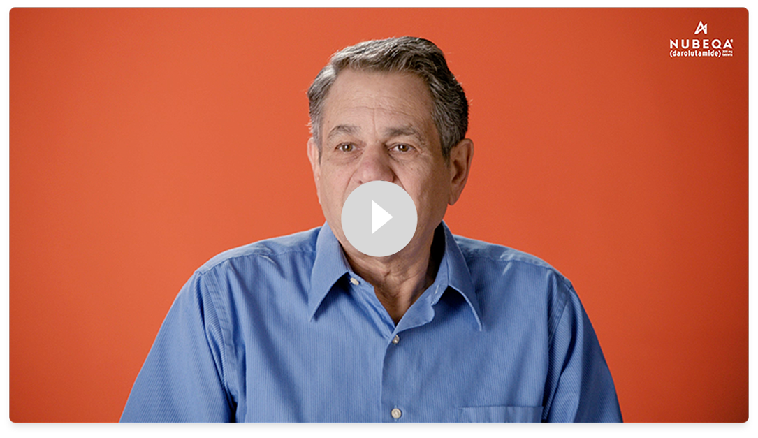 Steve’s journey with Nubeqa (darolutamide) Thumbnail image for video of Steve’s treatment journey with NUBEQA (darolutamide)